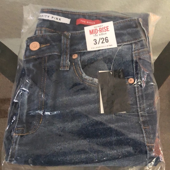 Celebrity Pink Juniors Skinny Mid-Rise The Rider Jeans - Picture 8 of 10